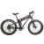 LUO Vélo Électrique 26 ‘* 4.0 Fat Tire Electric Mountain Bike, 350W / 500W Motor, 7 Speed ​​Snow Bike, Front Amp; Suspension Arrière,Noir