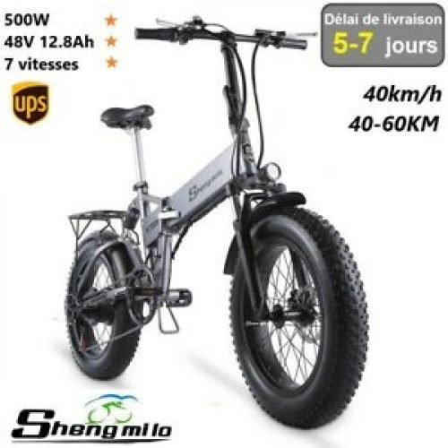 Wholesale 20 inch electric folding fat bike 500W/48V