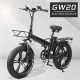 Velo Electrique VTT Fat Bike 26 Pouces Pliant Double Batterie Montagne Ebike pour Homme Femme (Noir-Vert)